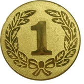 Arany érembetét - első helyezett - 25 mm - Helsinki