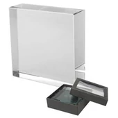 "Leon" üvegdíj - 6 x 6 x 2 cm