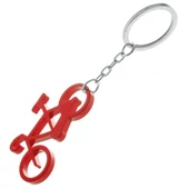 "Bike" kulcstartó - piros