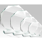 "Stockholm" üvegdíj - 17 cm-es