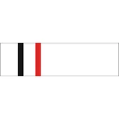 Lasertec 2 rétegű - 1,8 mm - fehér / fekete / piros - 610 x 610 mm - gravirnagyker.hu - gravíranyag - e5110/20/30-1,8-1/1 - piktogram