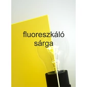 Policril - 3 mm - fluoreszkáló sárga - 500 x 300 mm