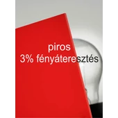 Plexiglas GS - 3 mm - piros - 300 x 200 mm