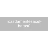 Alumínium - 2 mm - rozsdamentesacél-hatású - 1000 x 500 mm