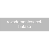 Alumínium - 0,5 mm - rozsdamentesacél-hatású - 1000 x 500 mm
