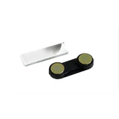 Magnemin - kitűzőmágnes 30 x 10 mm - műanyag bevonat - em03