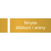 Transakril - 1,5 mm - fényes átlátszó / arany - 1220 x 610 mm - gravirnagyker.hu - gravíralapanyag - e2265-1,5-1/1