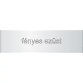 Alumínium - 2 mm - fényes ezüst - 500 x 250 mm