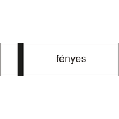 Lasertec - 1,5 mm - fényes fehér / fekete - 1220 x 610 mm