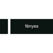 Lasertec - 1,5 mm - fényes fekete / fehér - 1220 x 610 mm