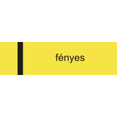 Lasertec - 1,5 mm - fényes sárga / fekete - 610 x 305 mm