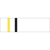 Lasertec 2 rétegű - 1,8 mm - fehér / sárga / fekete - 610 x 610 mm
