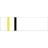 Lasertec 2 rétegű - 1,8 mm - fehér / sárga / fekete - 610 x 610 mm