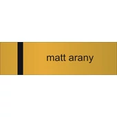 Laserply - 0,8 mm - matt arany / fekete - 610 x 610 mm - gravirnagyker.hu - gravíralapanyag - e3165-0,8-1/2