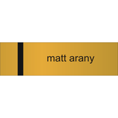 Laserply - 1,5 mm - matt arany / fekete - 300 x 200 mm