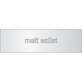 Alumínium - 1 mm - matt ezüst - 1000 x 500 mm