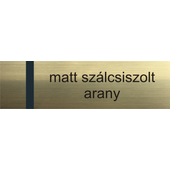 Laserply - 0,8 mm - matt szálcsiszolt arany - 1220 x 610 mm
