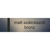 Laserply - 0,8 mm - matt szálcsiszolt bronz - 610 x 305 mm