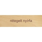 Laserwood - 3 mm - nyír - 750 x 500 mm
