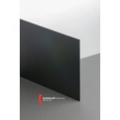 Plexiglas szatinált SC - 3 mm - fekete - 300 x 200 mm