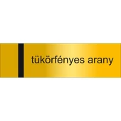 Laserply - 0,8 mm - tükörfényes arany / fekete - 1220 x 610 mm - gravirnagyker.hu - gravíralapanyag - e3169-0,8-1/1