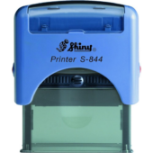 Shiny - S-844 bélyegző - 58 x 22 mm - kék ház / lila párna