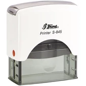 Shiny - S-845 bélyegző - 70 x 25 mm - fehér ház / natúr párna