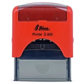 Shiny - S-845 bélyegző - 70 x 25 mm - piros ház / natúr párna