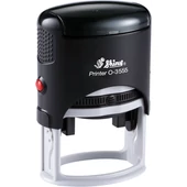 Shiny - O-3555 bélyegző - 35 x 55 mm - fekete ház / natúr párna