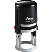 Shiny - R-542 bélyegző - ∅ 42 mm - fekete ház / fekete párna