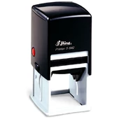 Shiny - S-542 bélyegző - 42 x 42 mm - fekete ház / natúr párna