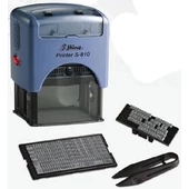 Shiny - S-810 kirakós bélyegző - kék ház / fekete párna