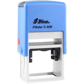 Shiny - 826 önfest. szövegb. - 41 x 24 mm - kék ház / natúr párna