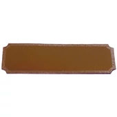 "Paolo" gravírlap - bronz, nagy (7,4 x 2,7 cm)