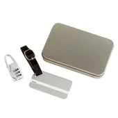 "Holiday" poggyászazonosító szett - ezüst