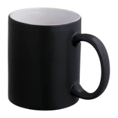 "Dalaro" gumírozott bögre, 300 ml - fekete "Dalaro" gumírozott bögre, 300 ml - fekete