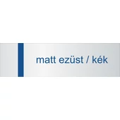 Transply - 0,8 mm - matt ezüst / kék - 610 x 610 mm