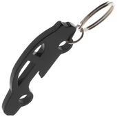 "Sedan" üvegnyitós kulcstartó - fekete