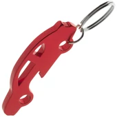 "Sedan" üvegnyitós kulcstartó - piros