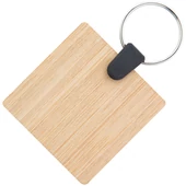 "Golar" bambusz kulcstartó - négyzet