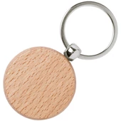 "Lanin" kulcstartó bükkfából - kör alakú
