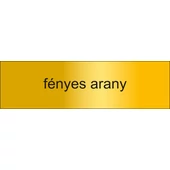 Alumamark - 0,51 mm - fényes arany - 508 x 305 mm - gravirnagyker.hu - gravíralapanyag - e6265-0,51