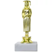 "Diplomás lány" figura - 14 cm-es