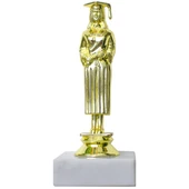 "Diplomás lány" figura - 14 cm-es