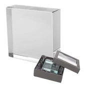 "Minella" üvegdíj - 8 x 8 x 2 cm