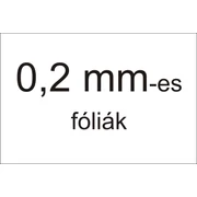0,2 mm-es fóliák