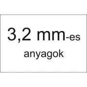 3,2 mm-es anyagok