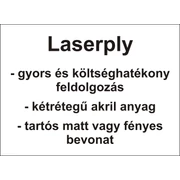 Laserply - általános felhasználásra Laserply - általános felhasználásra