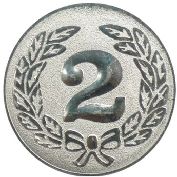 Ezüst érembetét - második helyezett -25 mm - Szöul