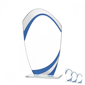 "Bezo" üvegdíj - 16,5 cm